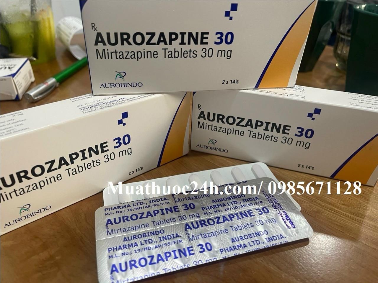 Thuốc Aurozapine 30 Mirtazapine giá bao nhiêu mua ở đâu