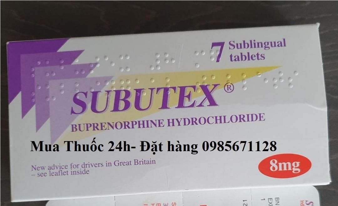 Thuốc Subutex 8mg Buprenorphine giá bao nhiêu mua ở đâu