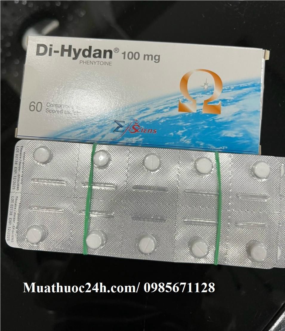 Thuốc Di-Hydan 100mg Phenytoine giá bao nhiêu mua ở đâu?