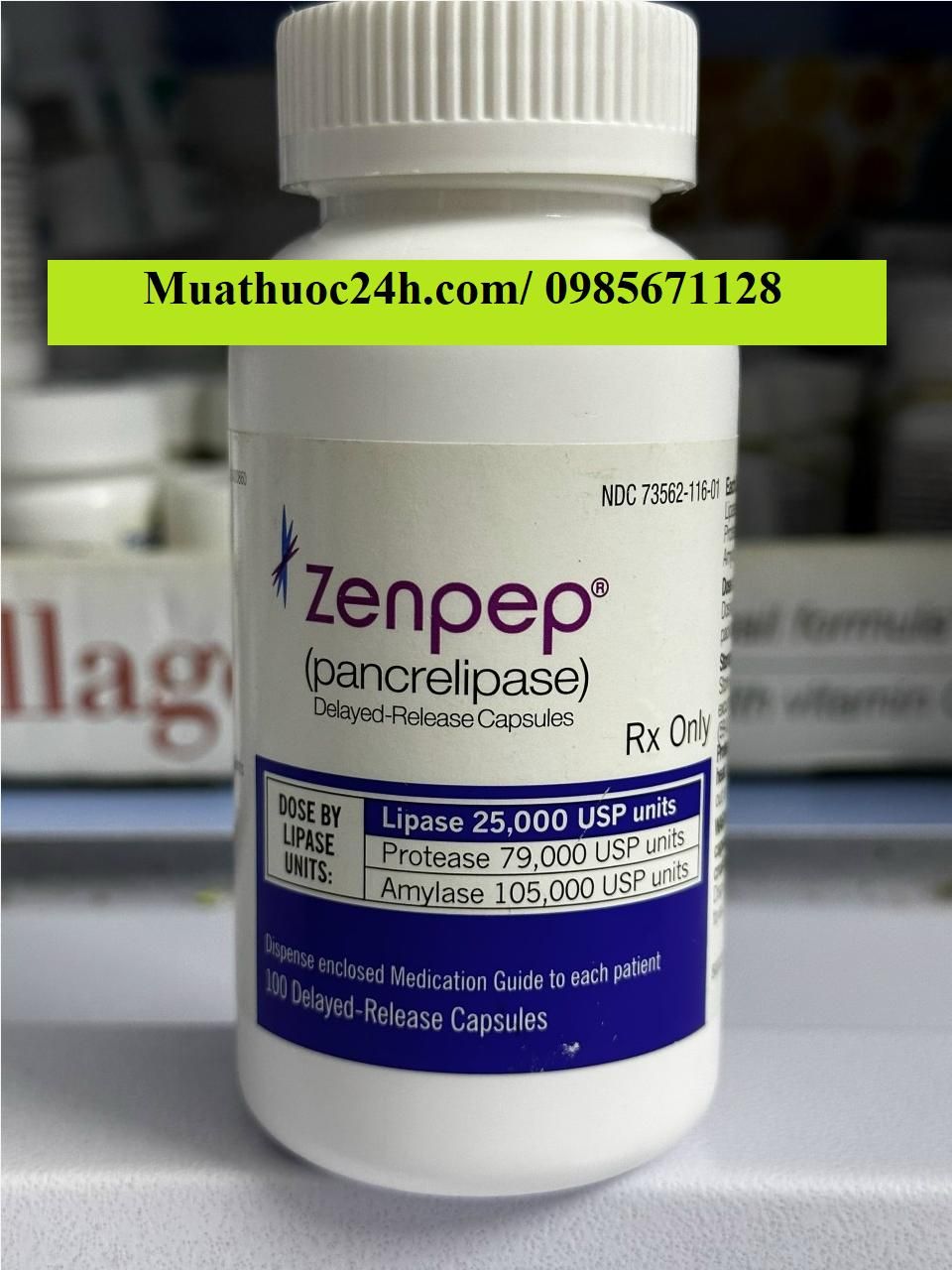 Thuốc Zenpep Pancrelipase giá bao nhiêu mua ở đâu?