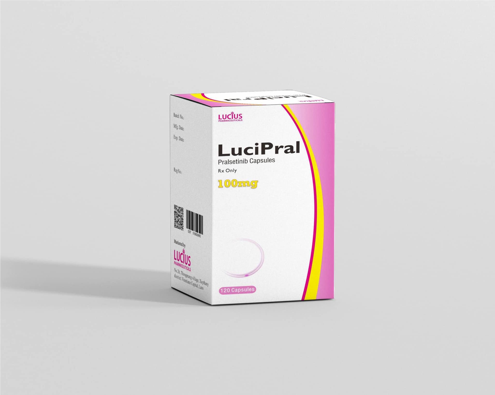 Thuốc LuciPral Pralsetinib 100mg giá bao nhiêu mua ở đâu?