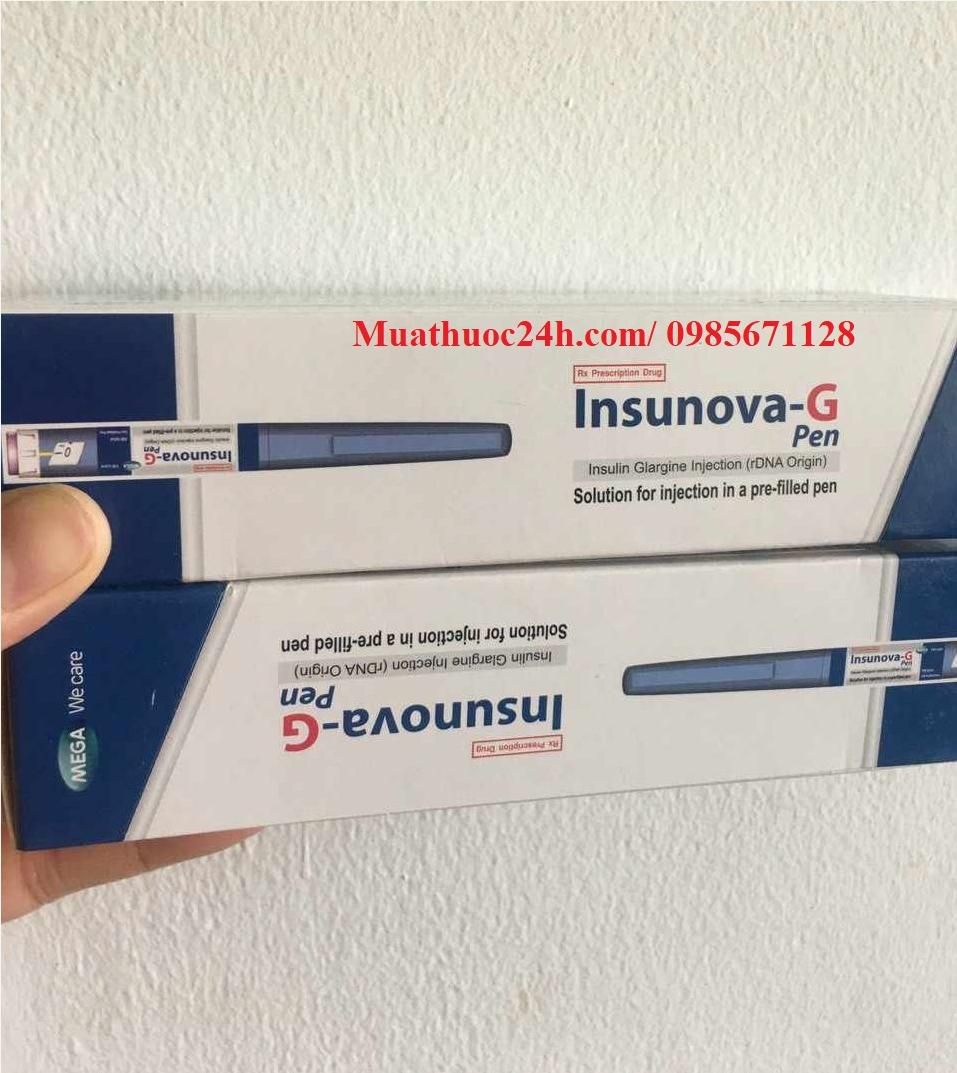 Thuốc tiêm Insunova-G Pen 100IU/ml giá bao nhiêu mua ở đâu?