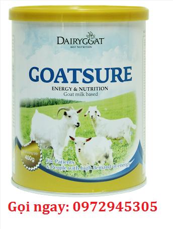 Sữa dê Goatsure mua ở đâu, giá bao nhiêu?