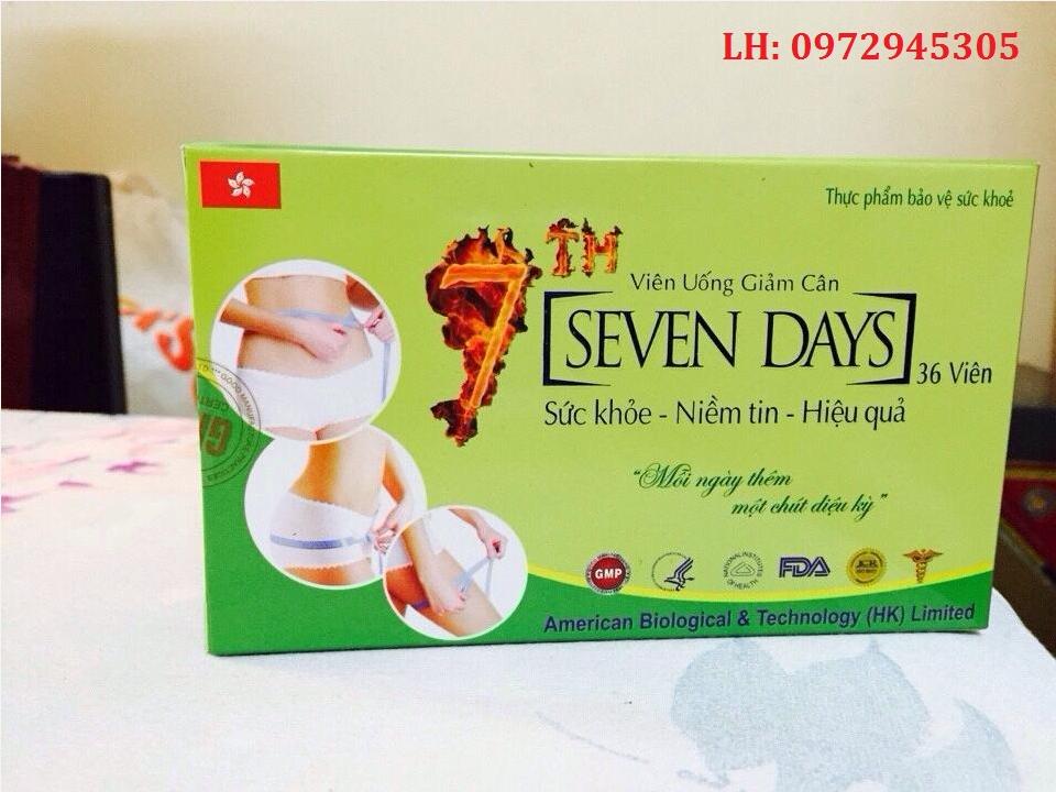 Viên uống giảm cân SEVEN DAY mua ở đâu, giá bao nhiêu?