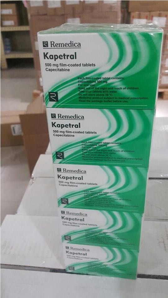 Thuốc kapetral 500mg (Capecitabine  500mg) mua ở đâu giá bao nhiêu?