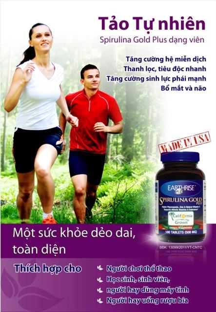 Tảo mặt trời spirulina gold plus giá bao nhiêu, tảo mặt trời spirulina gold plus bán ở đâu