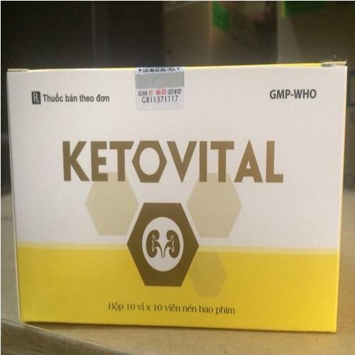 Thuốc đạm thận Ketovital mua ở đâu giá bao nhiêu