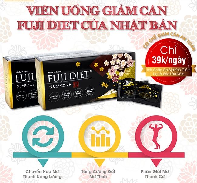 Viên giảm cân Fuji Diet mua ở đâu, giá bao nhiêu?