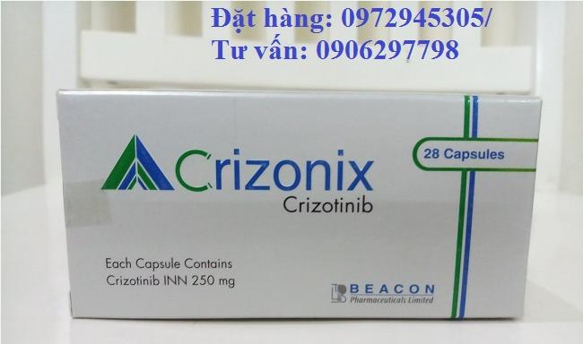 Thuốc Crizonix 250mg Crizotinib giá bao nhiêu mua ở đâu?