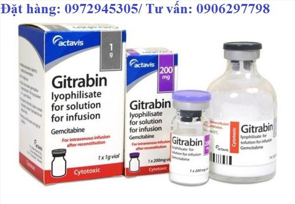 Thuốc Gitrabin Gemcitabine giá bao nhiêu mua ở đâu