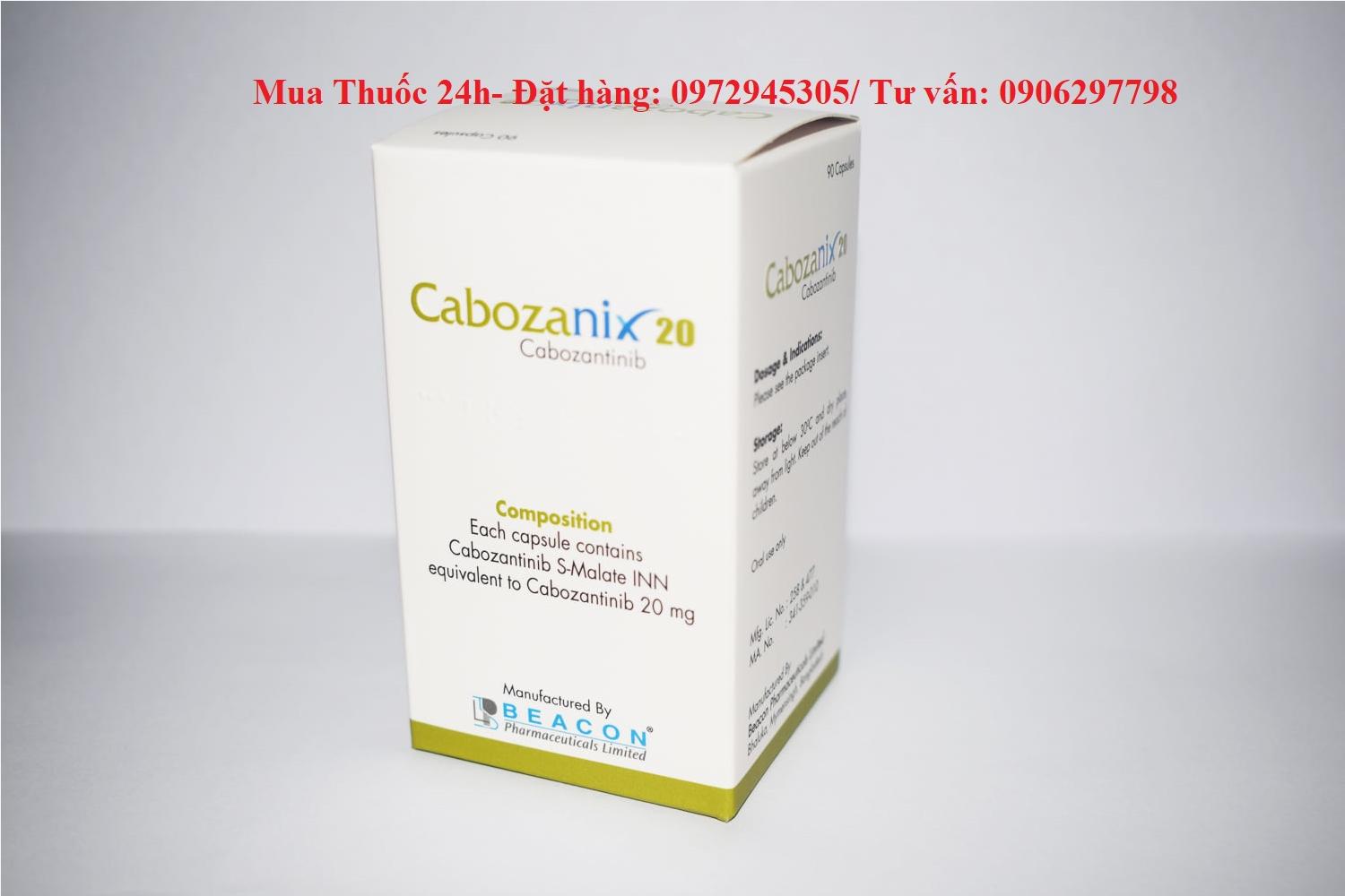 Thuốc Cabozanix Cabozantinib 20mg giá bao nhiêu mua ở đâu?