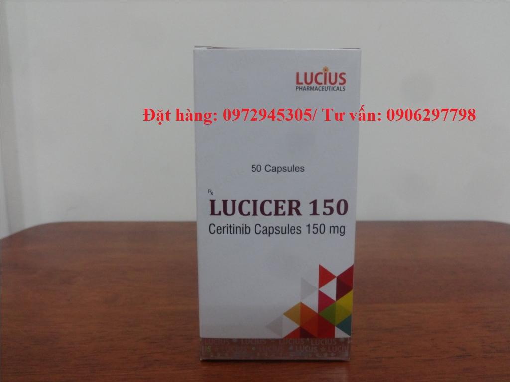 Thuốc Lucicer Ceritinib 150 giá bao nhiêu mua ở đâu