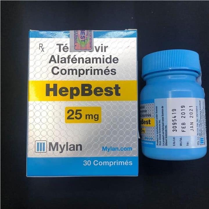 Thuốc Hepbest hoạt chất tenofovir alafenamide mua ở đâu giá bao nhiêu?