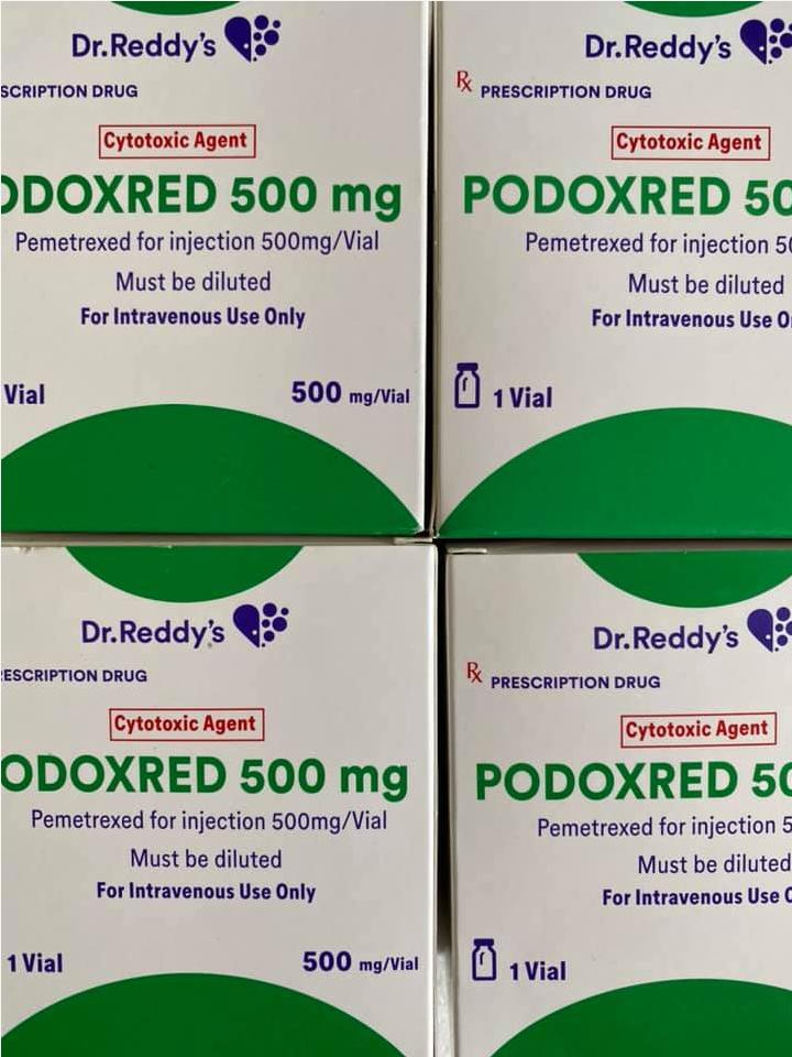 Thuốc Podoxred pemetrexed 500mg gía bao nhiêu mua ở đâu?