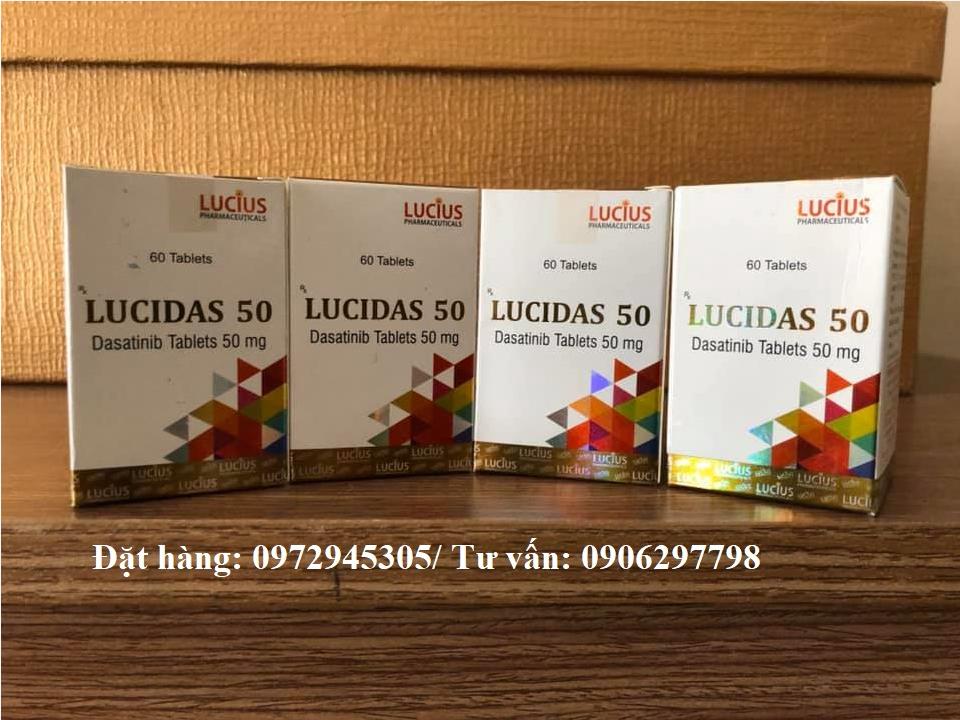 Thuốc Lucidas 50 dasatinib giá bao nhiêu mua ở đâu?