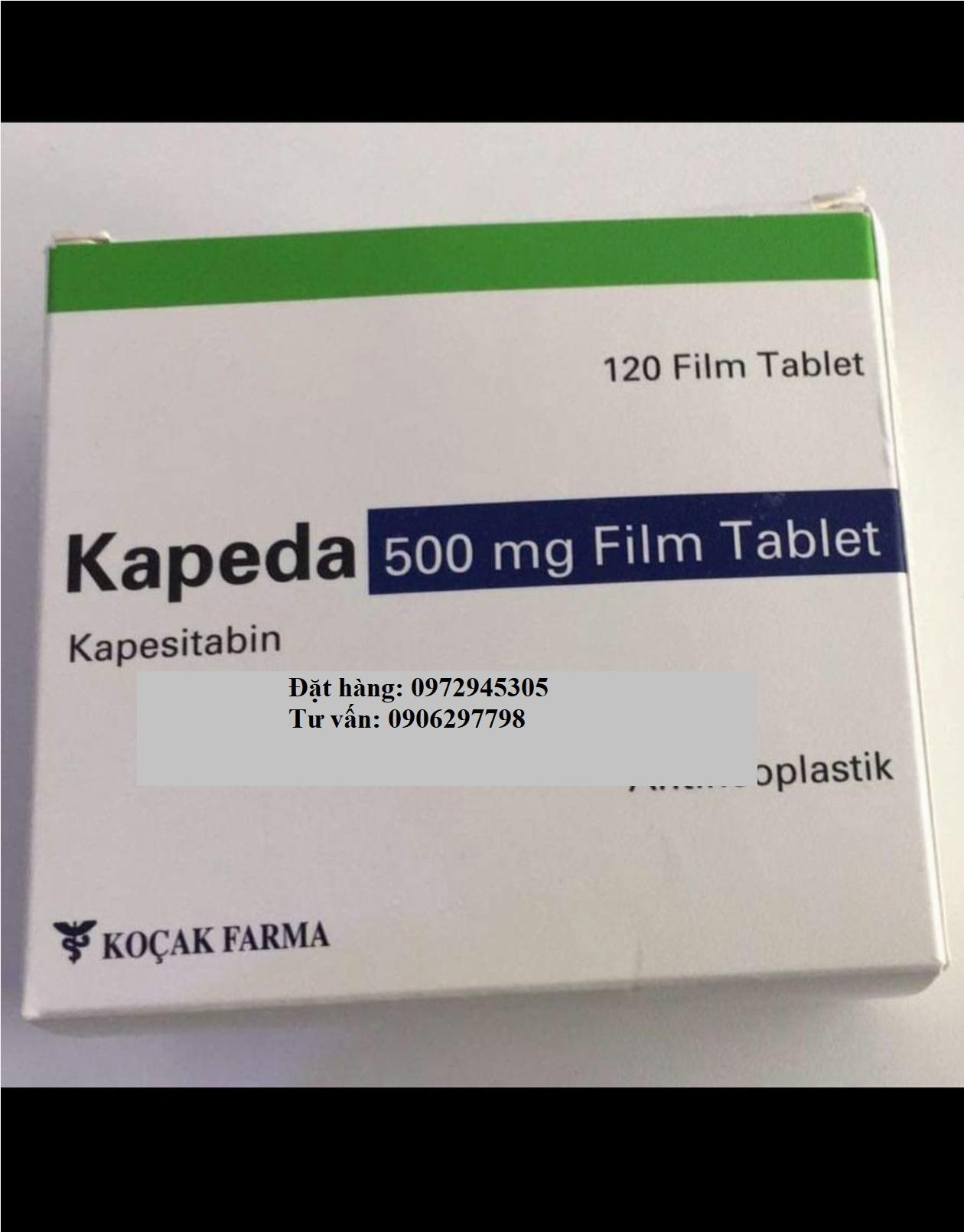 Thuốc Kapeda Kapesitabin 500mg giá bao nhiêu mua ở đâu?