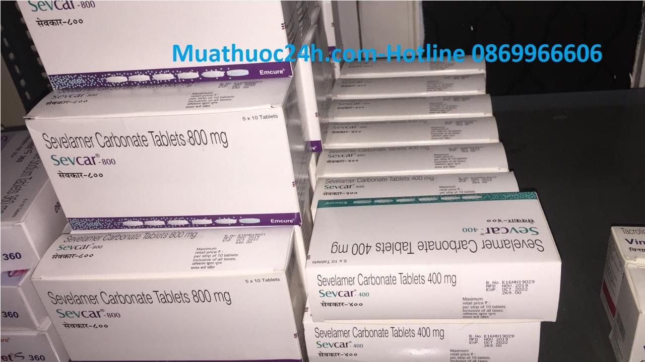 Thuốc Sevcar Sevelamer giá bao nhiêu mua ở đâu?