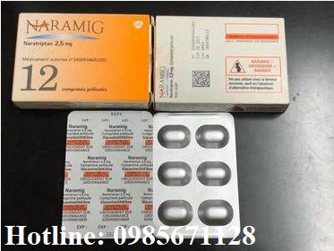 Thuốc Naramig Naratriptan 2.5mg giá bao nhiêu mua ở đâu