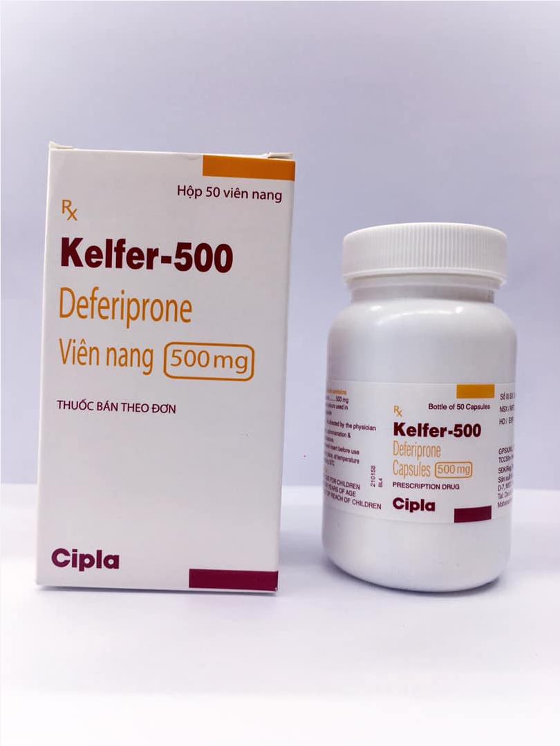 Thuốc Kelfer 500mg Deferiprone giá bao nhiêu mua ở đâu?