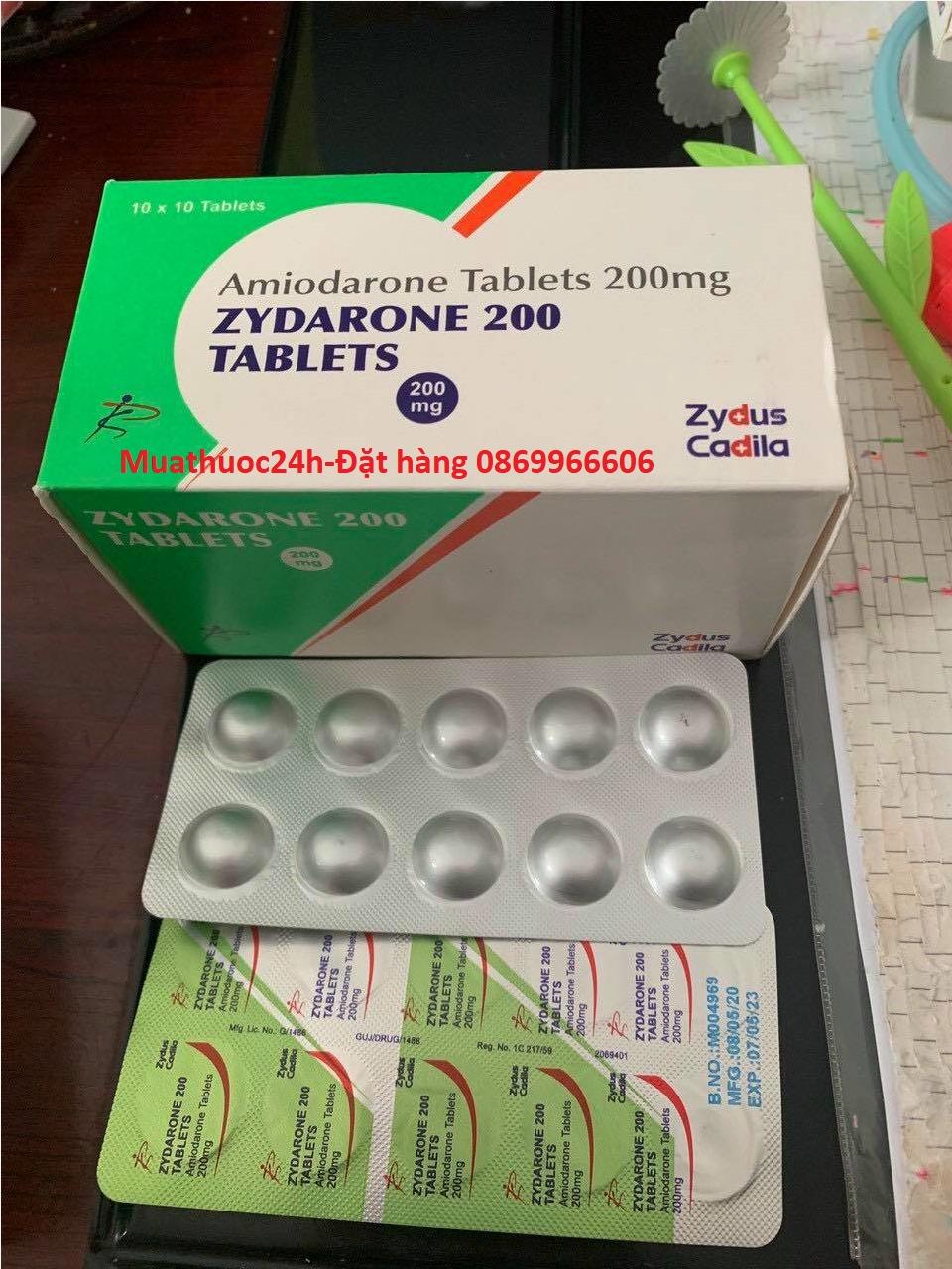 Thuốc Zydarone Amiodarone giá bao nhiêu mua ở đâu?