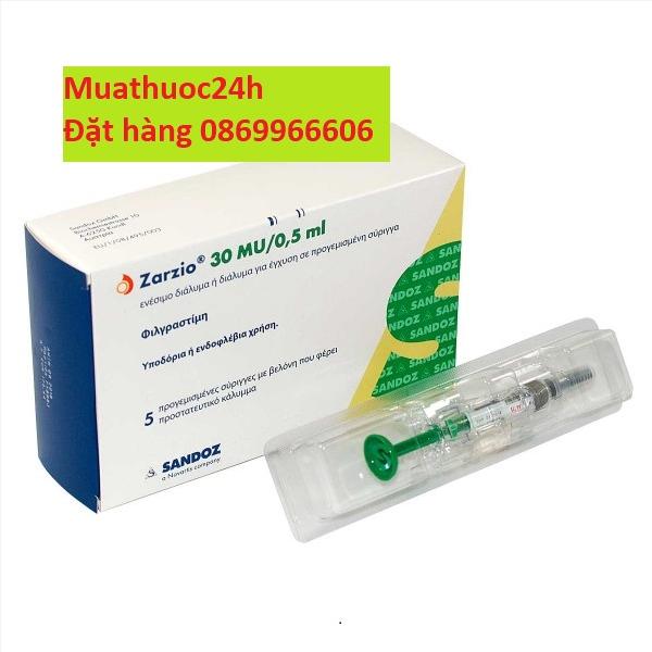 Thuốc Zarzio Filgrastim giá bao nhiêu mua ở đâu?