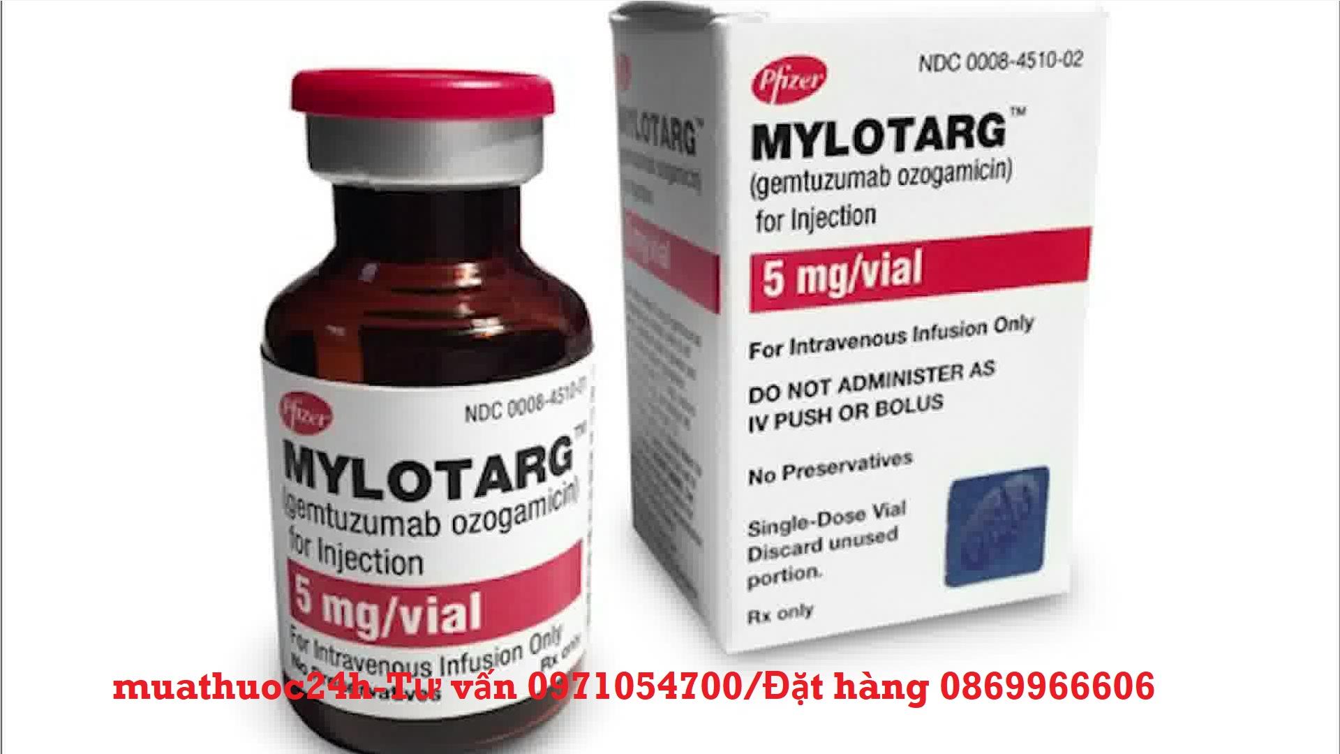 Thuốc Mylotarg Gemtuzumab ozogamicin giá bao nhiêu mua ở đâu?