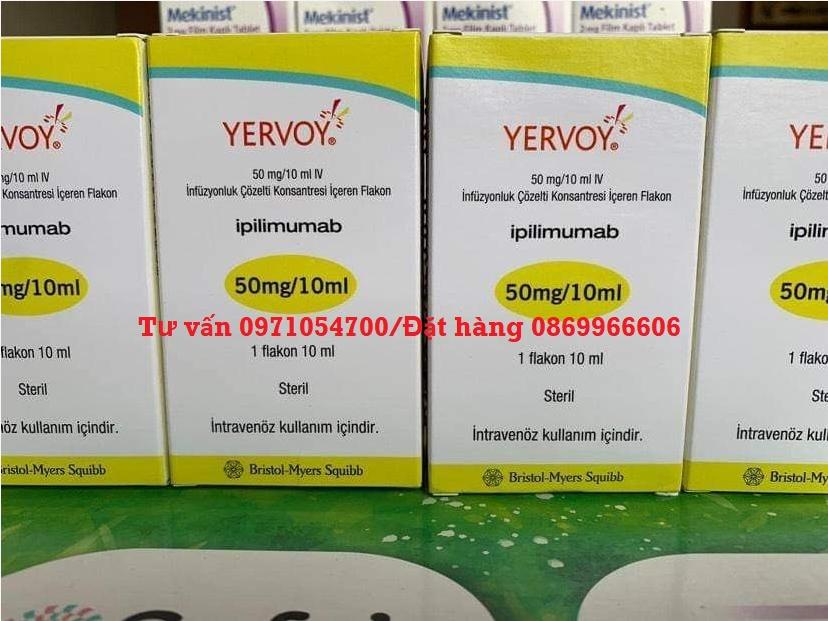 Thuốc Yervoy Ipilimumab giá bao nhiêu mua ở đâu?