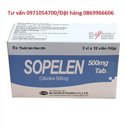 Thuốc Sopelen Citicoline giá bao nhiêu mua ở đâu?