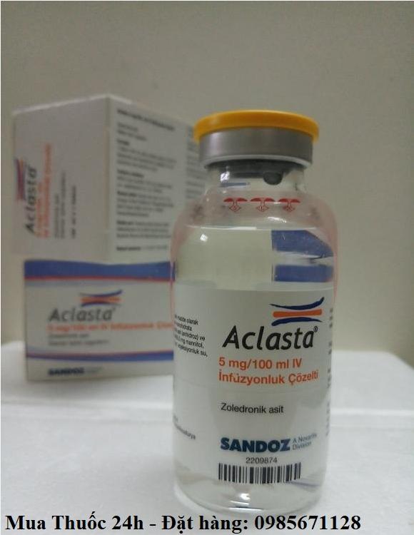 Thuốc Aclasta 5mg/100ml Acid Zoledronic giá bao nhiêu mua ở đâu
