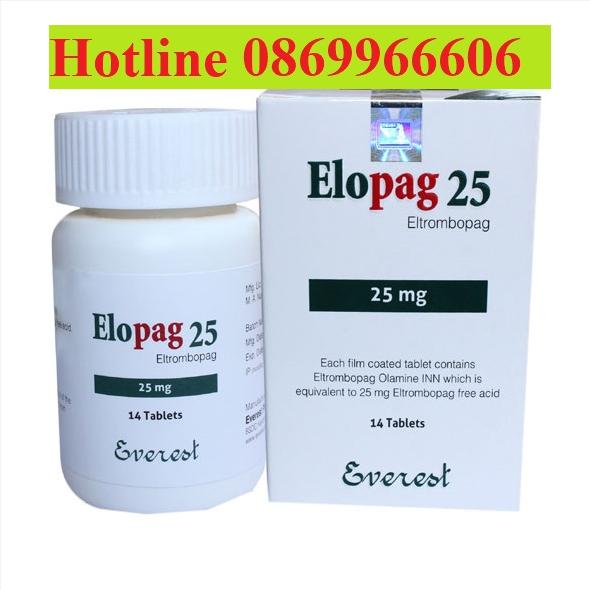 Thuốc Elopag 50 Elopag 25 giá bao nhiêu mua ở đâu?