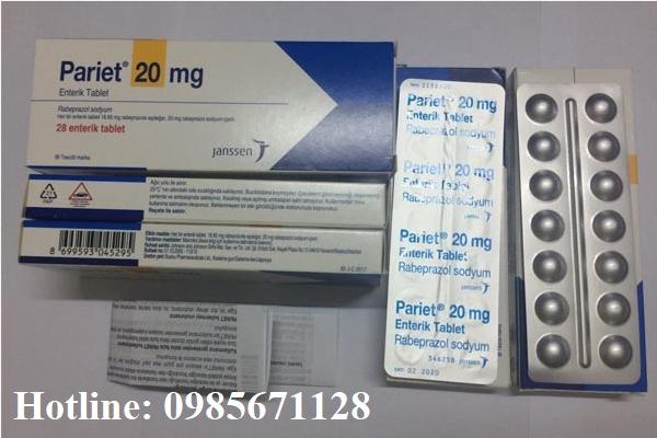 Thuốc Pariet 20mg Rabeprazole giá bao nhiêu mua ở đâu