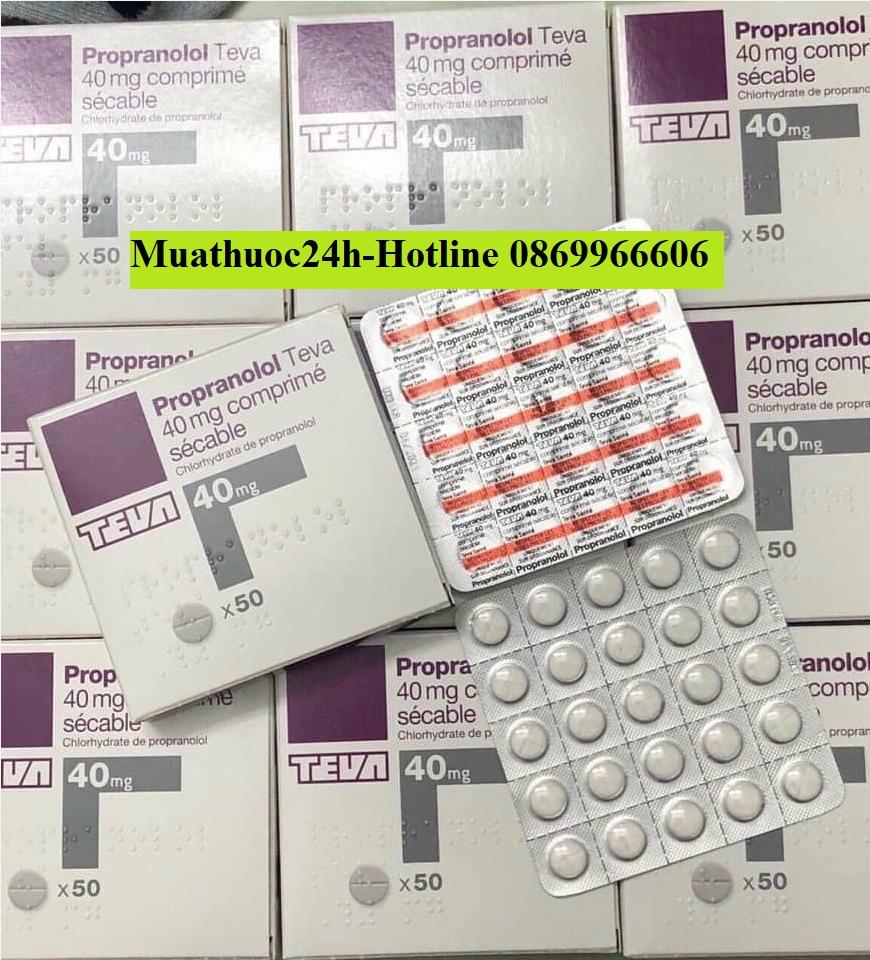 Thuốc Propranolol Teva giá bao nhiêu mua ở đâu?