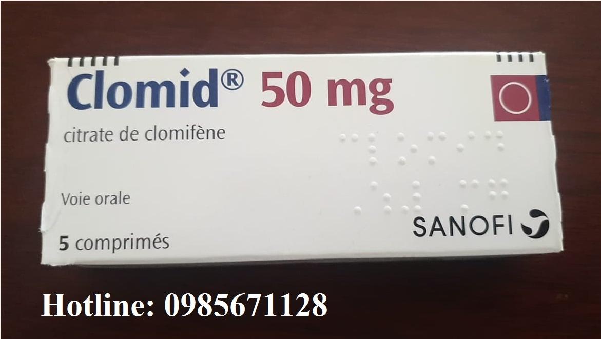 Thuốc Clomid 50mg Clomiphene giá bao nhiêu mua ở đâu