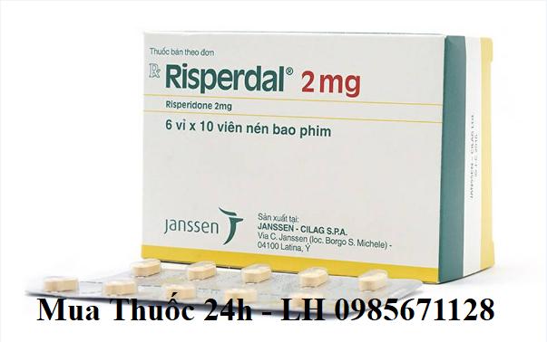 Thuốc Risperdal 2mg Risperidone giá bao nhiêu mua ở đâu