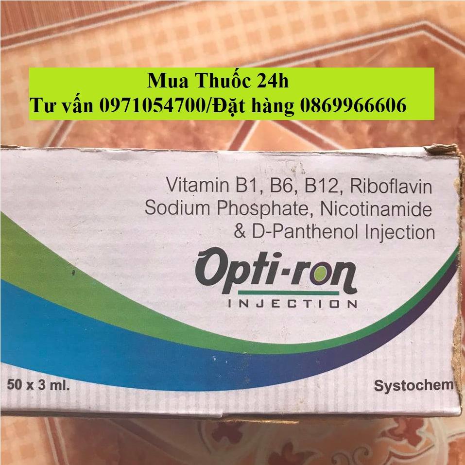 Thuốc Opti ron (B1, B6, B12) giá bao nhiêu mua ở đâu?