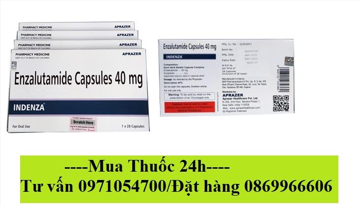 Thuốc Indenza 40mg (Enzalutamide) giá bao nhieu mua ở đâu?