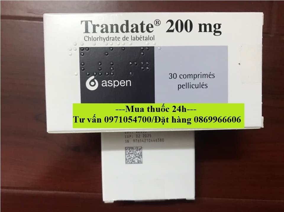 Thuốc Trandate 200 giá bao nhiêu mua ở đâu?