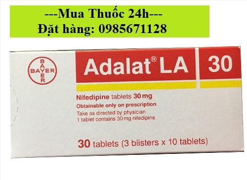 Thuốc Adalat LA 30mg Nifedipine giá bao nhiêu mua ở đâu