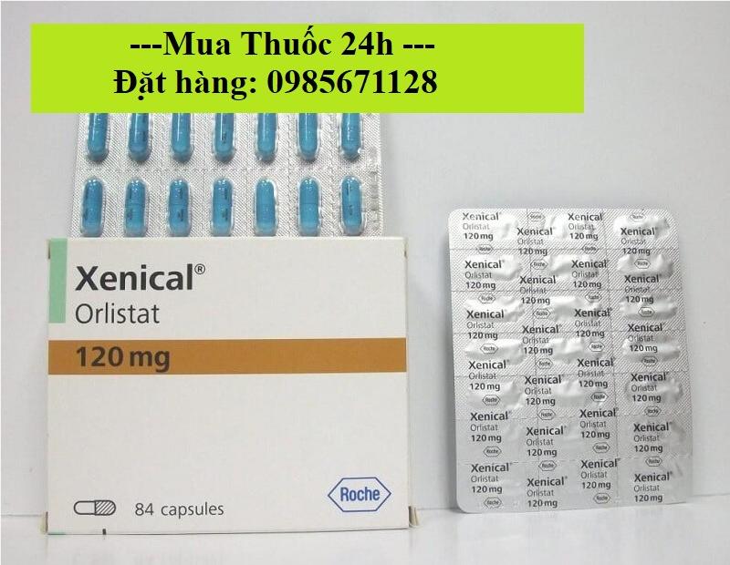 Thuốc Xenical 120mg Orlistat giá bao nhiêu mua ở đâu