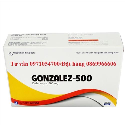 Thuốc Gonzalez (Deferasirox) giá bao nhiêu mua ở đâu?