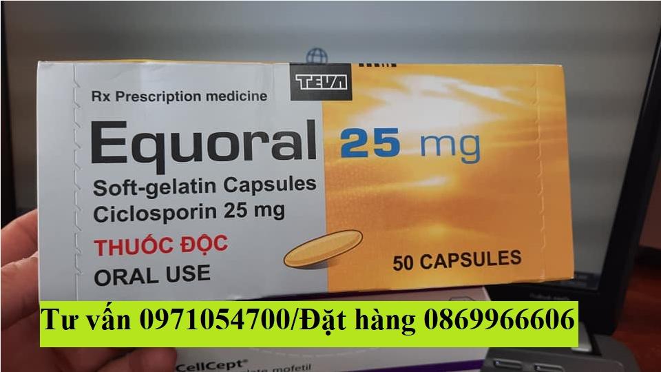 Thuốc Equoral (Cyclosporine) Teva giá bao nhiêu mua ở đâu?