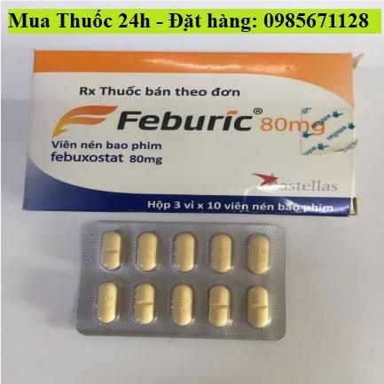 Thuốc Feburic 80mg Febuxostat giá bao nhiêu mua ở đâu