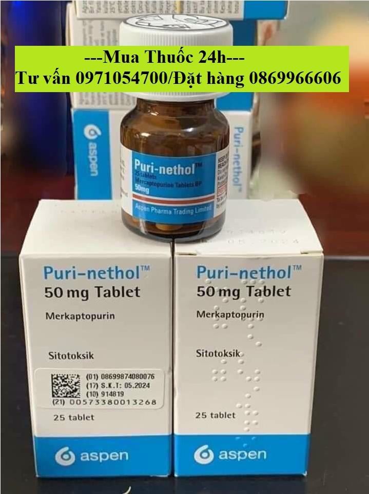 Thuốc PURINETHOL (mercaptopurine) 50mg mua ở đâu giá bao nhiêu?