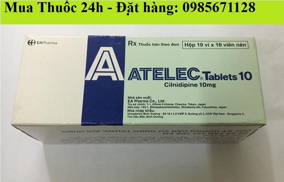 Thuốc Atelec 10mg Cilnidipine giá bao nhiêu mua ở đâu