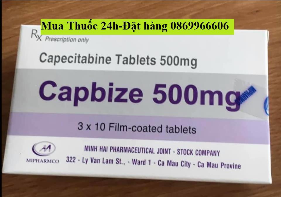 Thuốc Capbize 500mg Capecitabine giá bao nhiêu mua ở đâu?