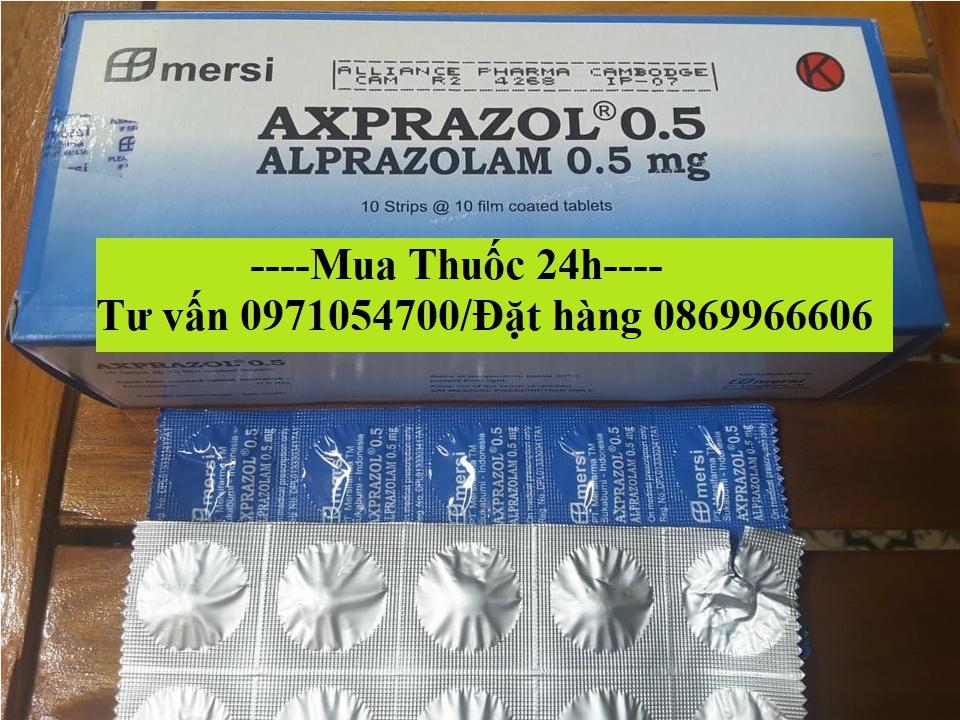 Thuốc Axprazol 0.5 Alprazolam giá bao nhiêu mua ở đâu?