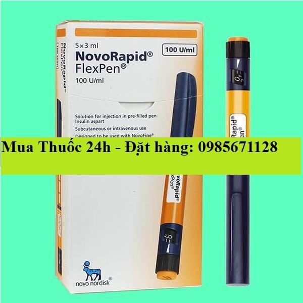 Thuốc NovoRapid Flexpen 100U/ml giá bao nhiêu mua ở đâu