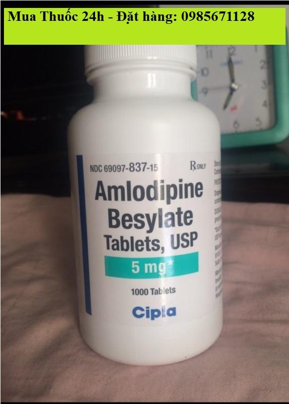 Thuốc Amlodipine 5mg giá bao nhiêu mua ở đâu