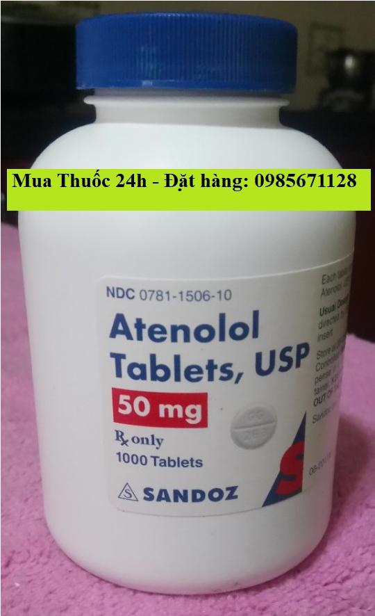 Thuốc Atenolol 50mg giá bao nhiêu mua ở đâu