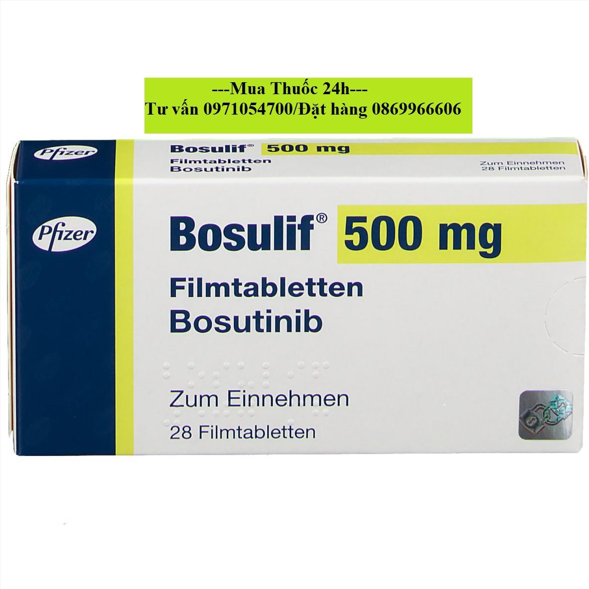 Thuốc Bosulif 500mg giá bao nhiêu mua ở đâu?